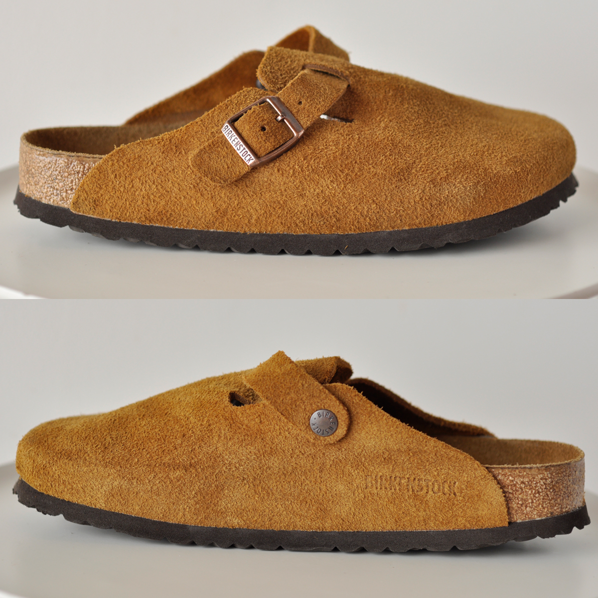 人気激安人気激安BIRKENSTOCKビルケン ボストン 黒スエード 43ソフト
