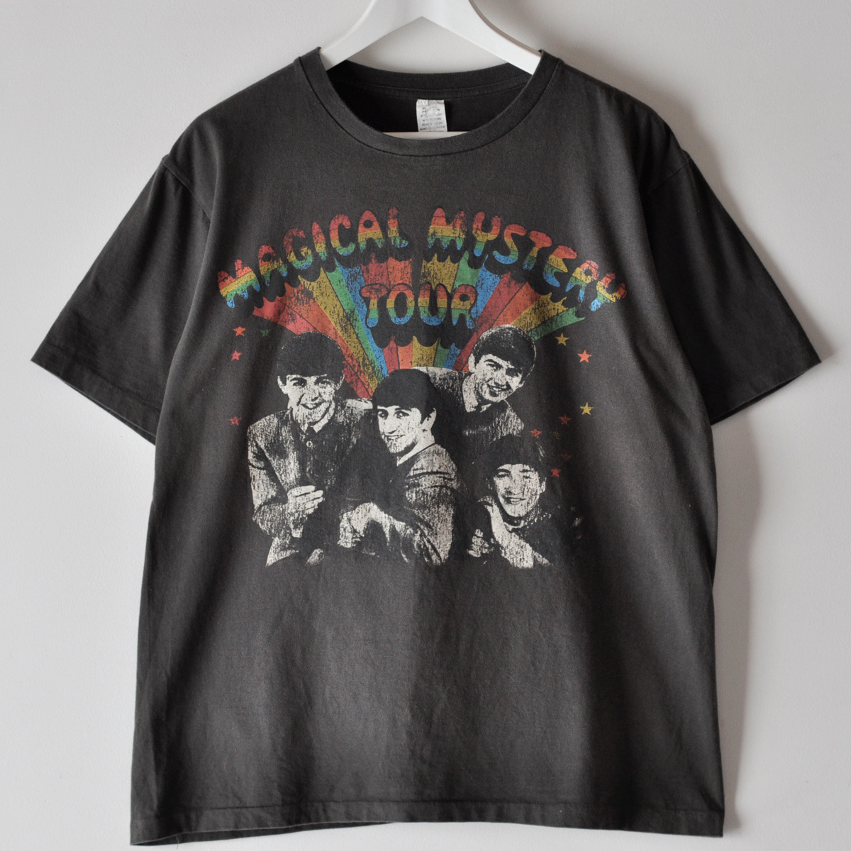 BEATLES MAGICAL MYSTERY TOUR Tシャツ チャコールグレー XL / ヴィンテージ 90s 00s 英国 ユーロ ビートルズ UK ロック バンドT