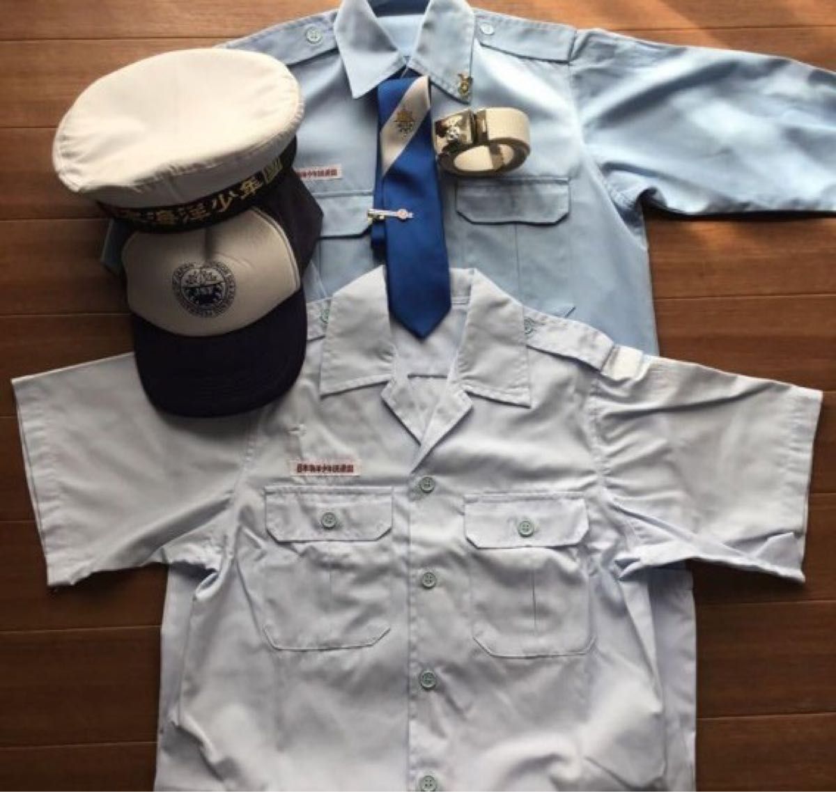超レア   日本海洋少年団制服セット+手旗+バッチ ※おまけ付き（送料込み）
