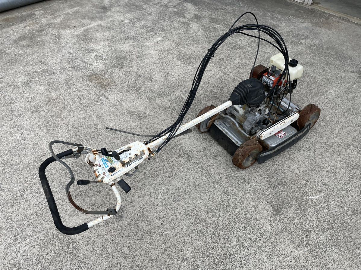 鳥取発 スパイダーモア 4WD SP850A 畦草刈機 自走式 ジャンク 圧縮有り