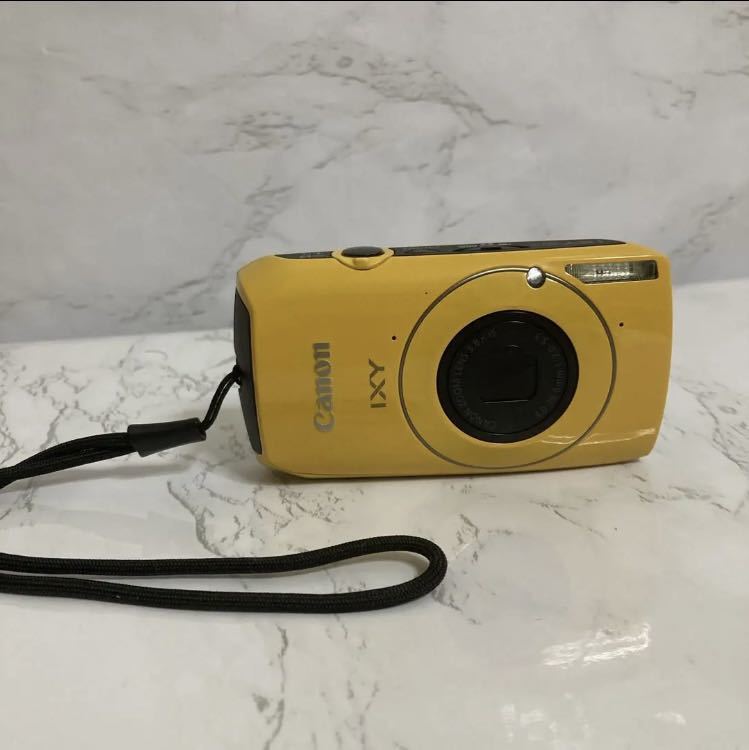 動作品 Canon IXY30S イエロー 中古美品 箱付き 付属品あり