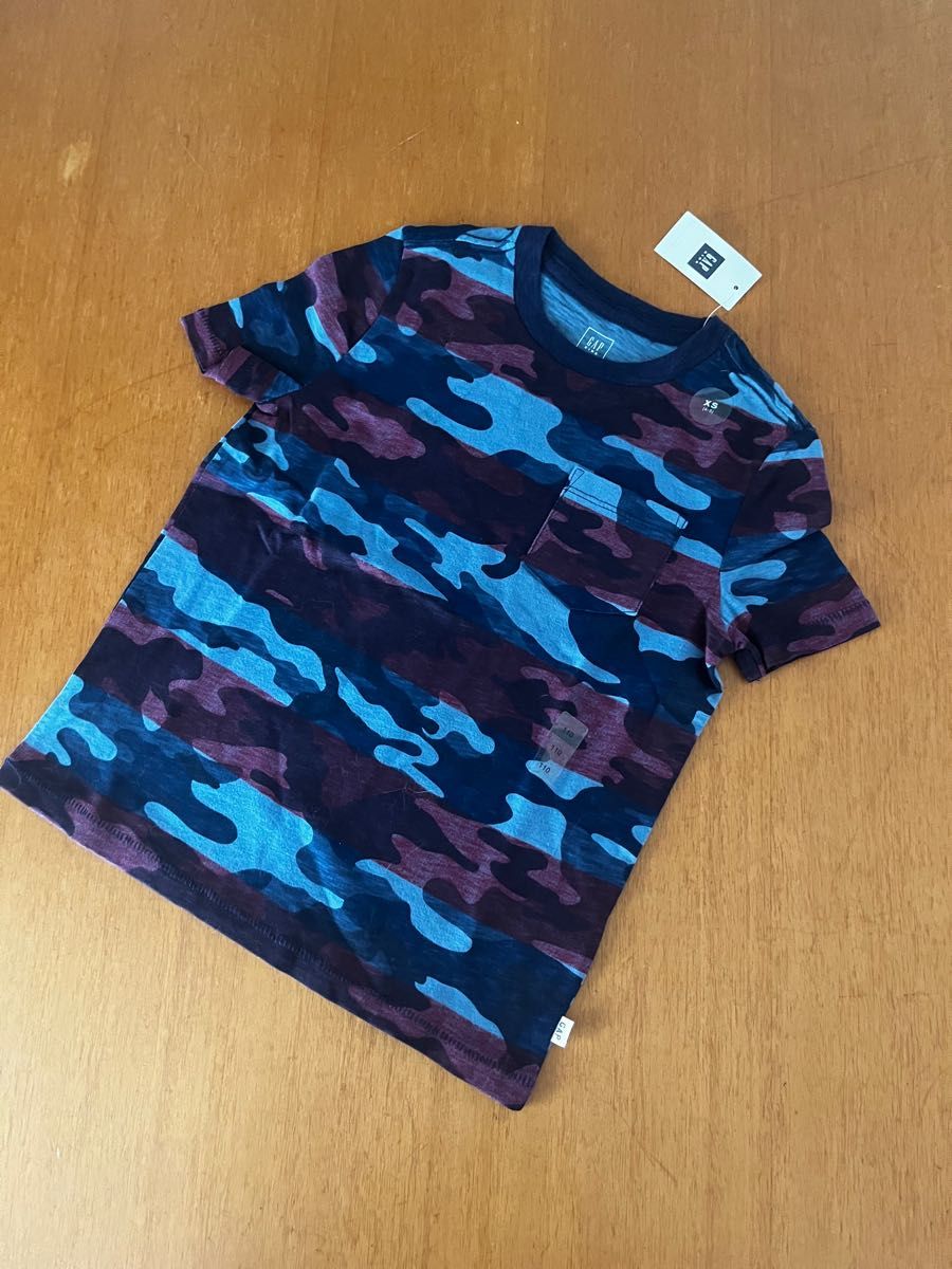 新品タグ付き　Baby Gap  半袖Tシャツ110cm カモフラージュ