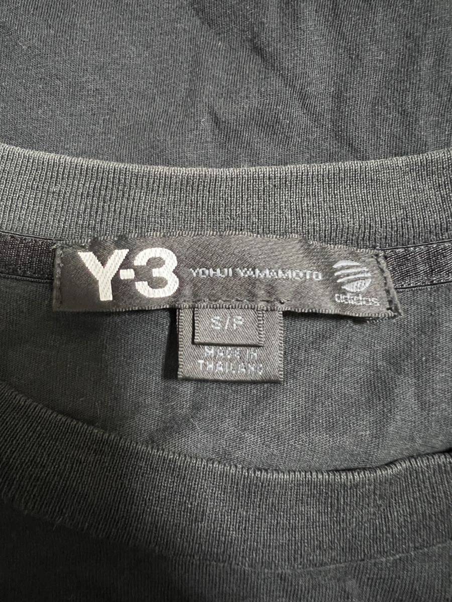 Y-3 × adidas ワイスリー × アディダス YOHJI YAMAMOTO T-シャツ 半袖Tシャツ ブラック 黒 ヨウジヤマモト DASH size S_画像3