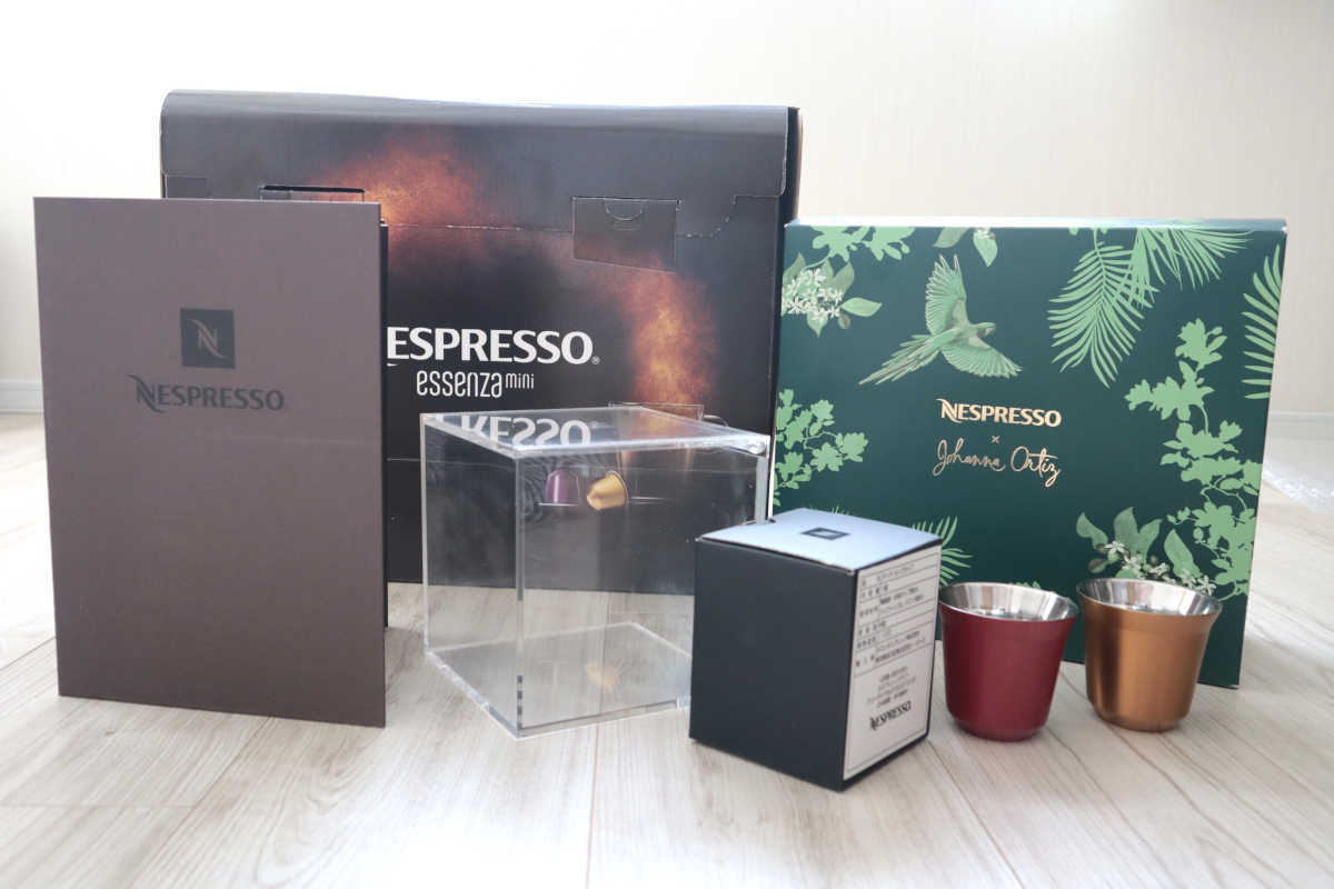 ◆ネスプレッソ◆nespresso◆essenza　mini◆エッセンサミニ◆アクセサリー付◆中古◆_画像1