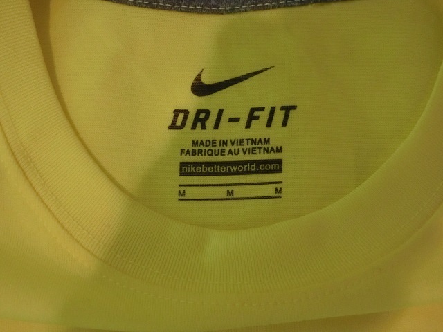 USA購入 激レア 【Nike】機能素材【DRI FIT】USカレッジ オレゴン大学ダックス【OREGON DUCKS】【Just Do It】ロゴプリント Tシャツ US S_画像6