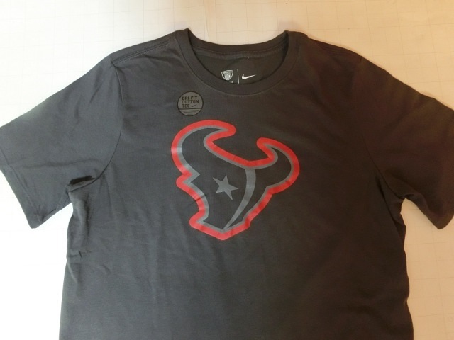 Покупка Nike [nike] Функциональный материал [DRI FIT] NFL Houston Texands [Houston Texans] Печать логотипа T -Frish US M Grey