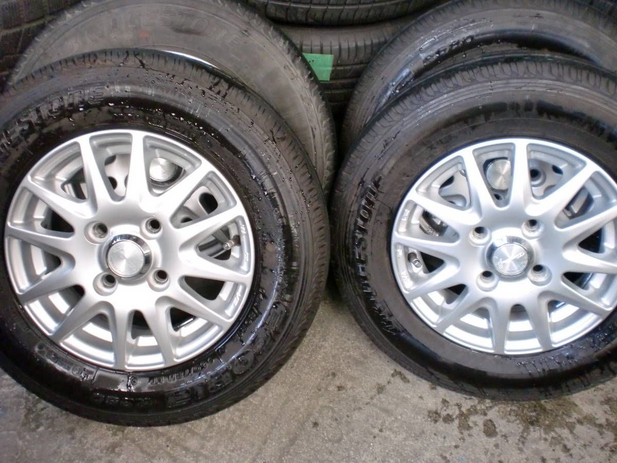 軽トラ・軽バン アルミホイール 12×4 PCD100 42☆145 80R12 ECOPIA
