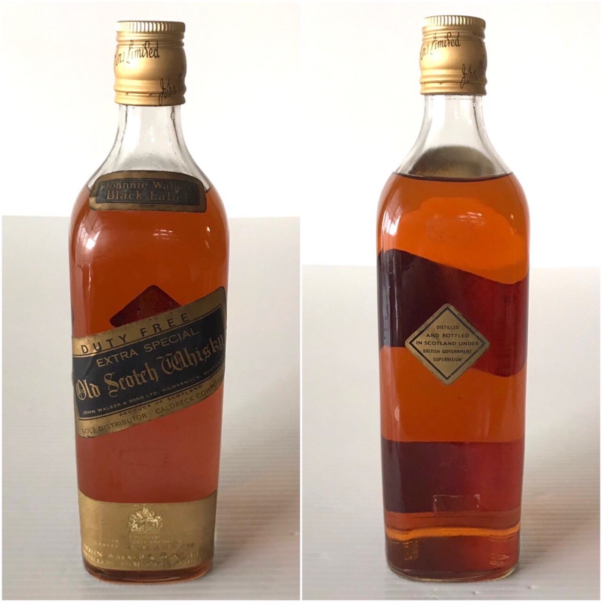 未開栓】 Johnnie Walker ジョニーウォーカー4本セット BLACK LABEL