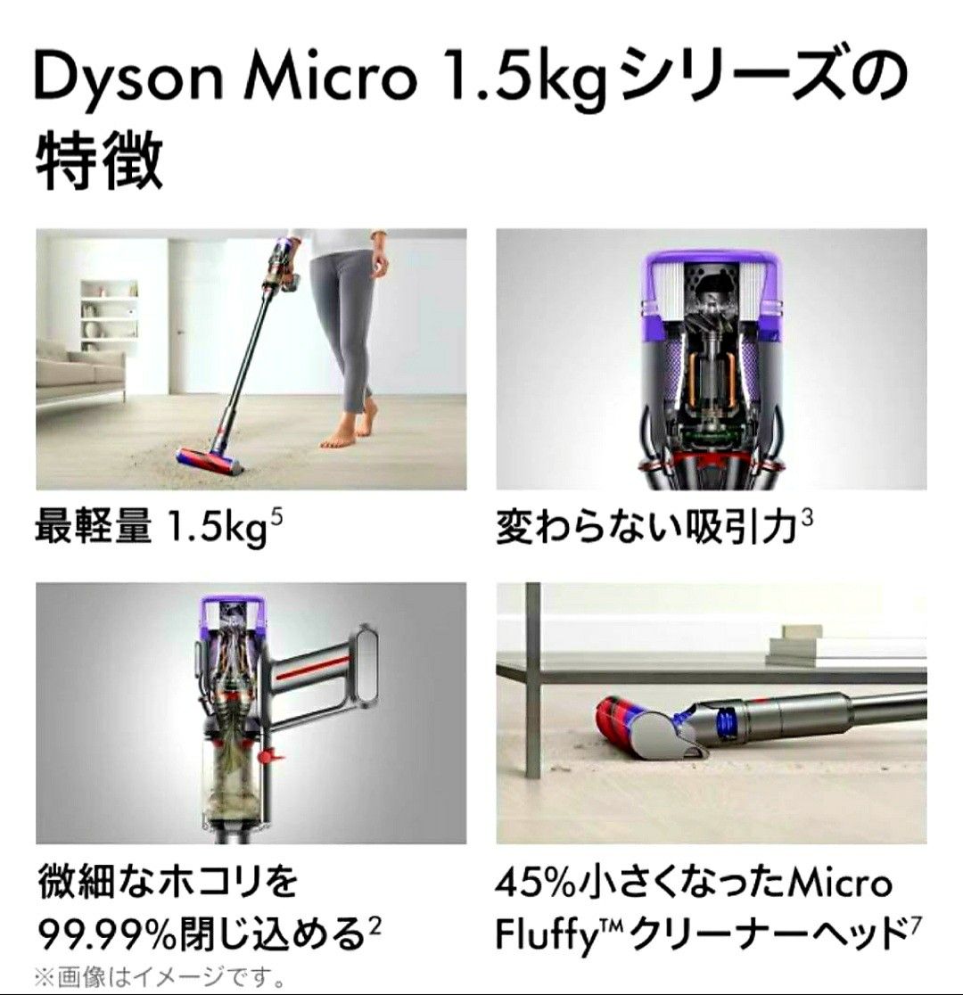 新品 ダイソン Micro 1 5kg Origin SV21 FF ENT dyson Fluffy