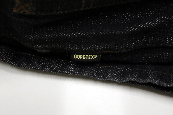 3.6万円 防水 GORE-TEX ライダース ブラック デニム ゴアテックス ジーンズ GORETEX パワーエイジ POWERAGE パンツ バイク Gパン 黒 W30_画像10