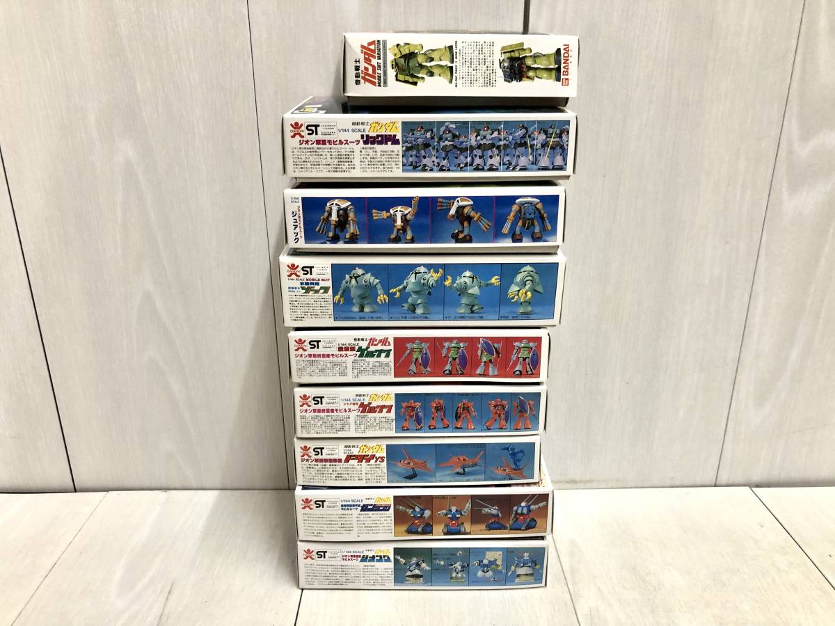 送料無料★ バンダイ ガンプラコレクションDX 全9種まとめて シャア専用ゲルググ リックドム ガンタンク ジオング ゾック 機動戦士ガンダム