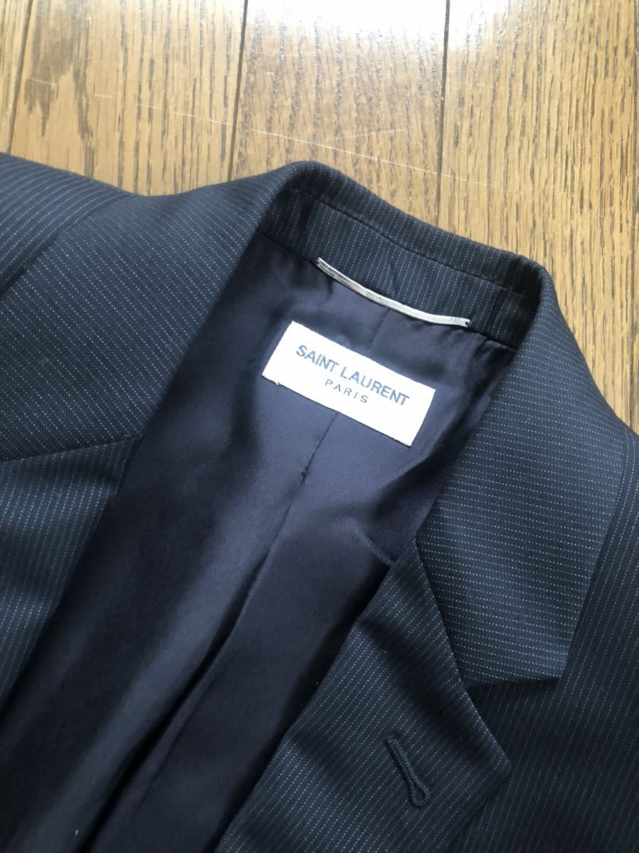 saint Laurent paris 13aw ピンストライプスーツ セットアップ 元