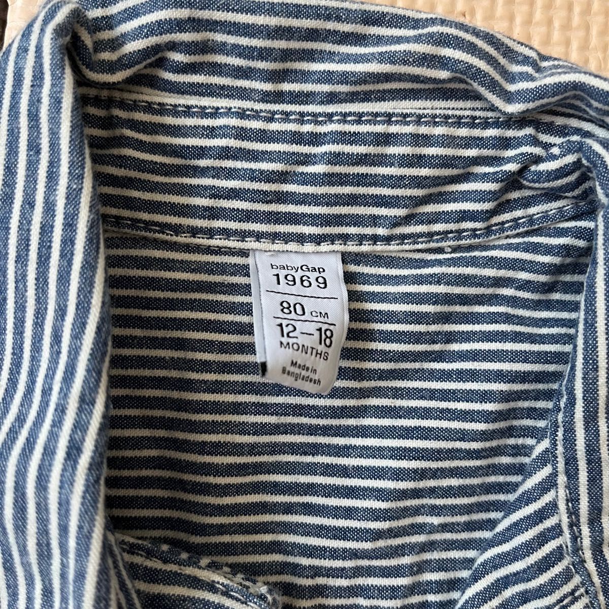 baby GAP☆ヒッコリー柄カバーオール - 通販 - academiamundofitness