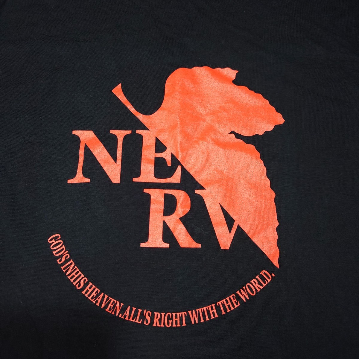 激レア　新世紀エヴァンゲリオン　NERV　ビッグプリントTシャツ　XLビッグサイズ
