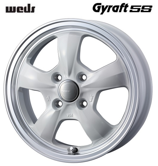 取寄せ品 WEDS グラフト5S W 4.5 ロードストーン EUROVIS HP02 165/65R14インチ キャストアクティバ ピクシスジョイC アトレーワゴン_画像4