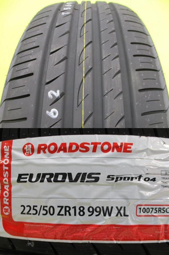 取寄せ品 ウェッズスポーツSA-27R BLC 7.5J+45 5H-114.3 EUROVIS SPORT04 225/50R18インチ エスティマ C-HR BN系 レガシィB4 GA系 RVR_画像2