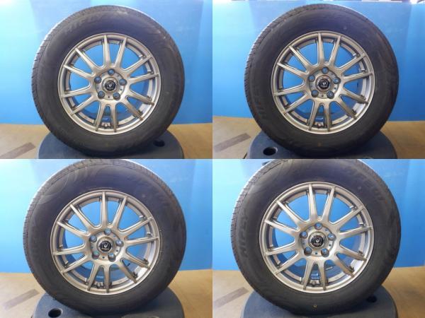 ４本セット！ インヴェルノ 16インチ 6.5J ET38 5H114.3 ハイフライ HF201 215/65R16 アルファード ヴェルファイア など_画像1