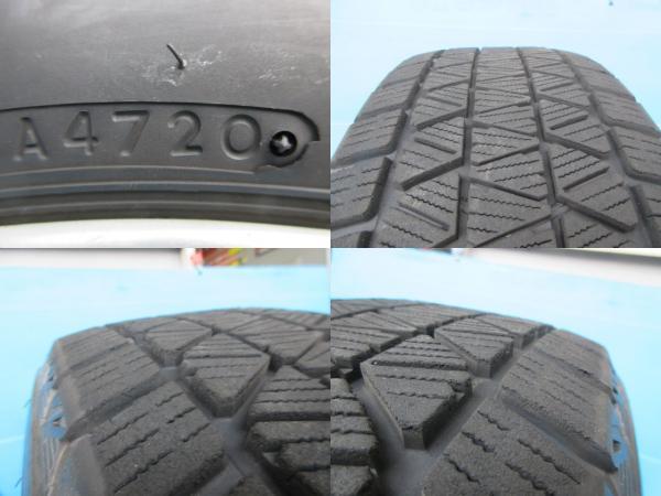 ブリヂストン 225/60R18 ブリザック DM-V3 2020年製 中古 18インチ 中古 アルミ ホイール 4本 高槻_画像6