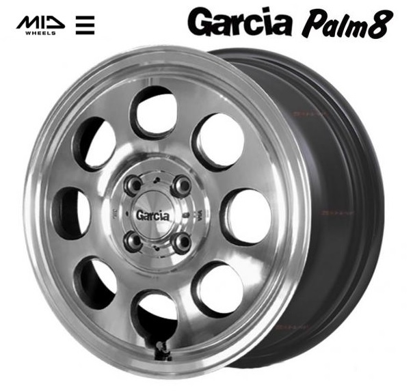 取寄せ品 4本 MID Garcia パーム8 P ロードストーン HP02 165/55R15インチ LA800系 ムーヴキャンバス コンテ ラテ ウェイク キャスト_画像4