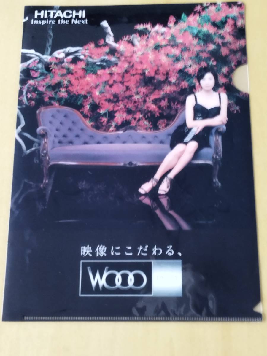 03- женщина super : Kuroki Hitomi не продается прозрачный файл /WOOO черный б/у товар 