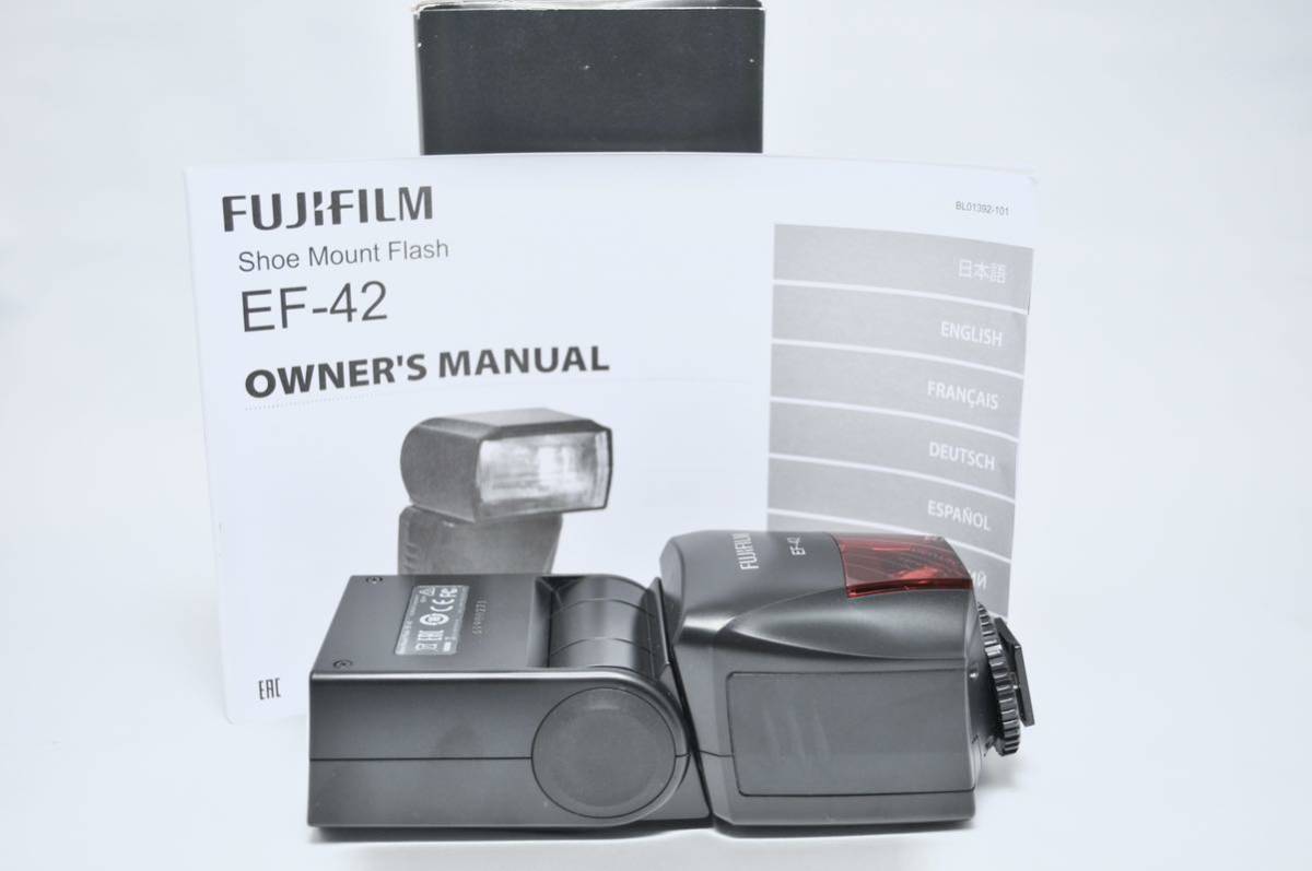 【新品級】フジフイルム FUJIFILM フラッシュ クリップオンフラッシュ FinePix X100用 EF-42_画像1