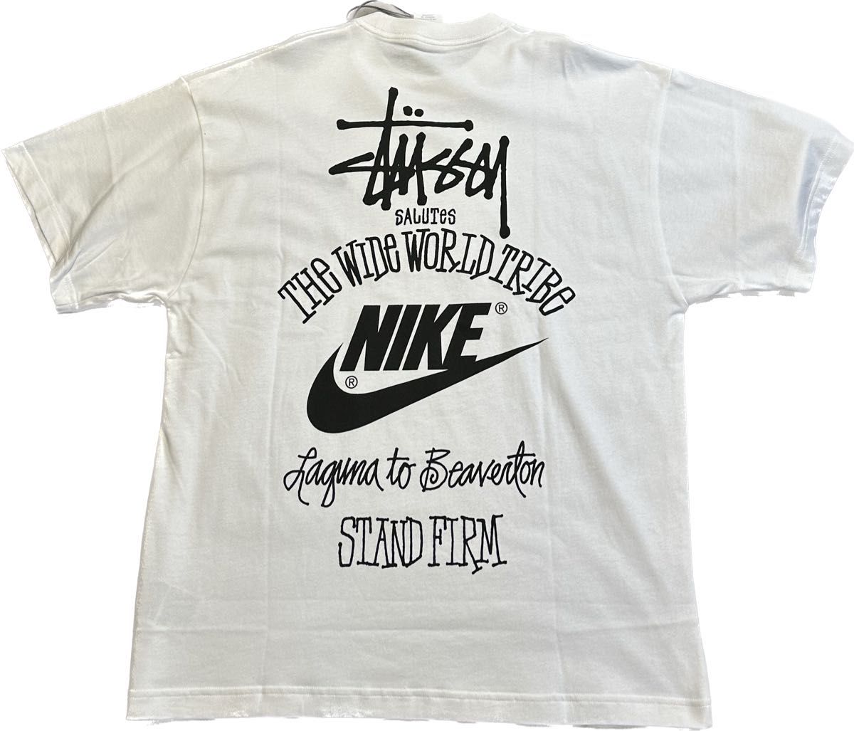 Stussy x Nike T-Shirt White Mサイズ ナイキ ステューシー 白 新品