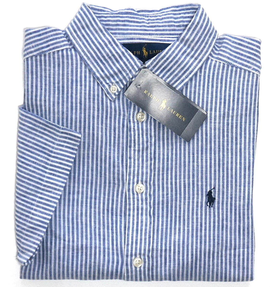 新品】ラルフローレン □ コットンリネンシャツ □ メンズ XS~S / US