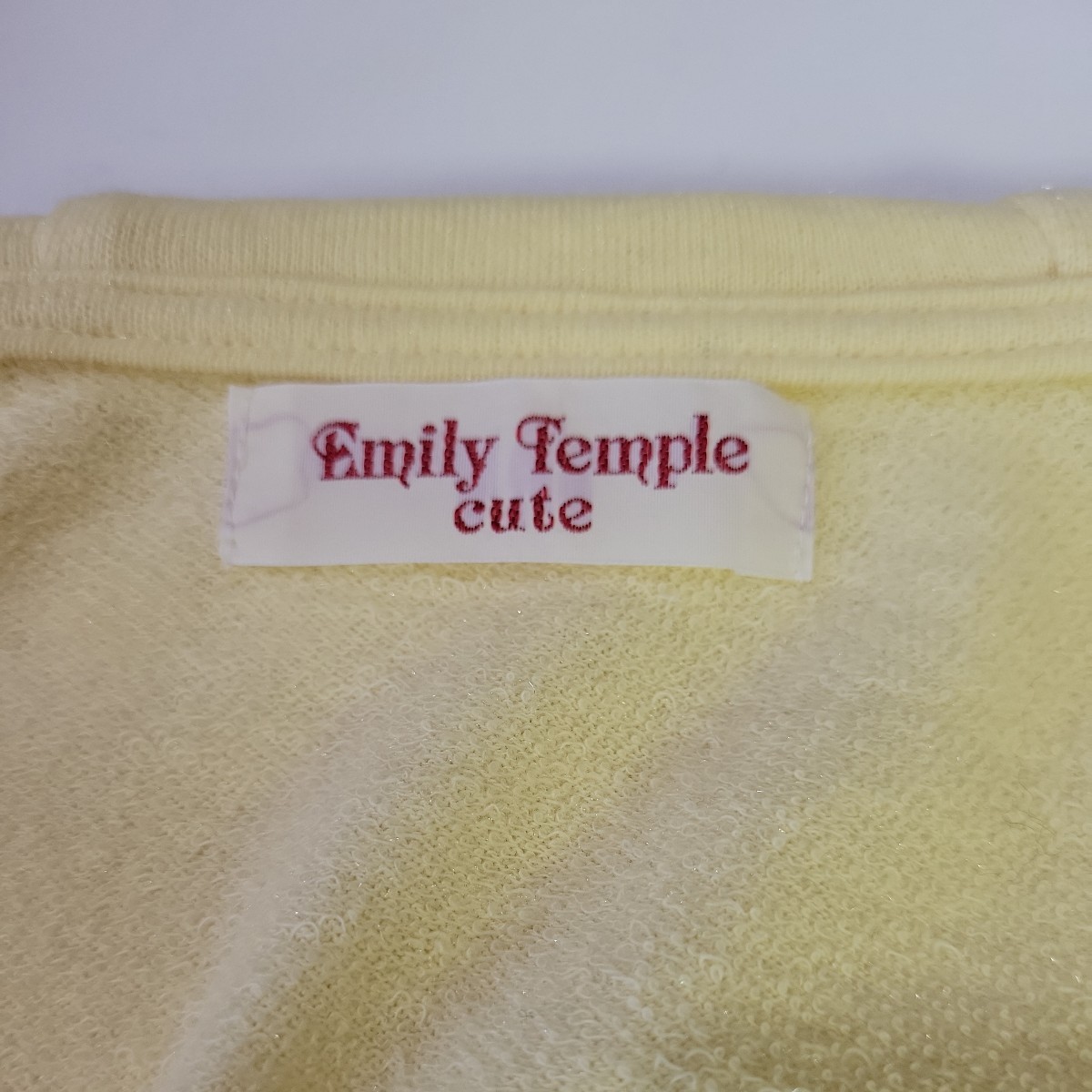 [Emily Temple Cute] race attaching Parker yellow / Emily Templecute 