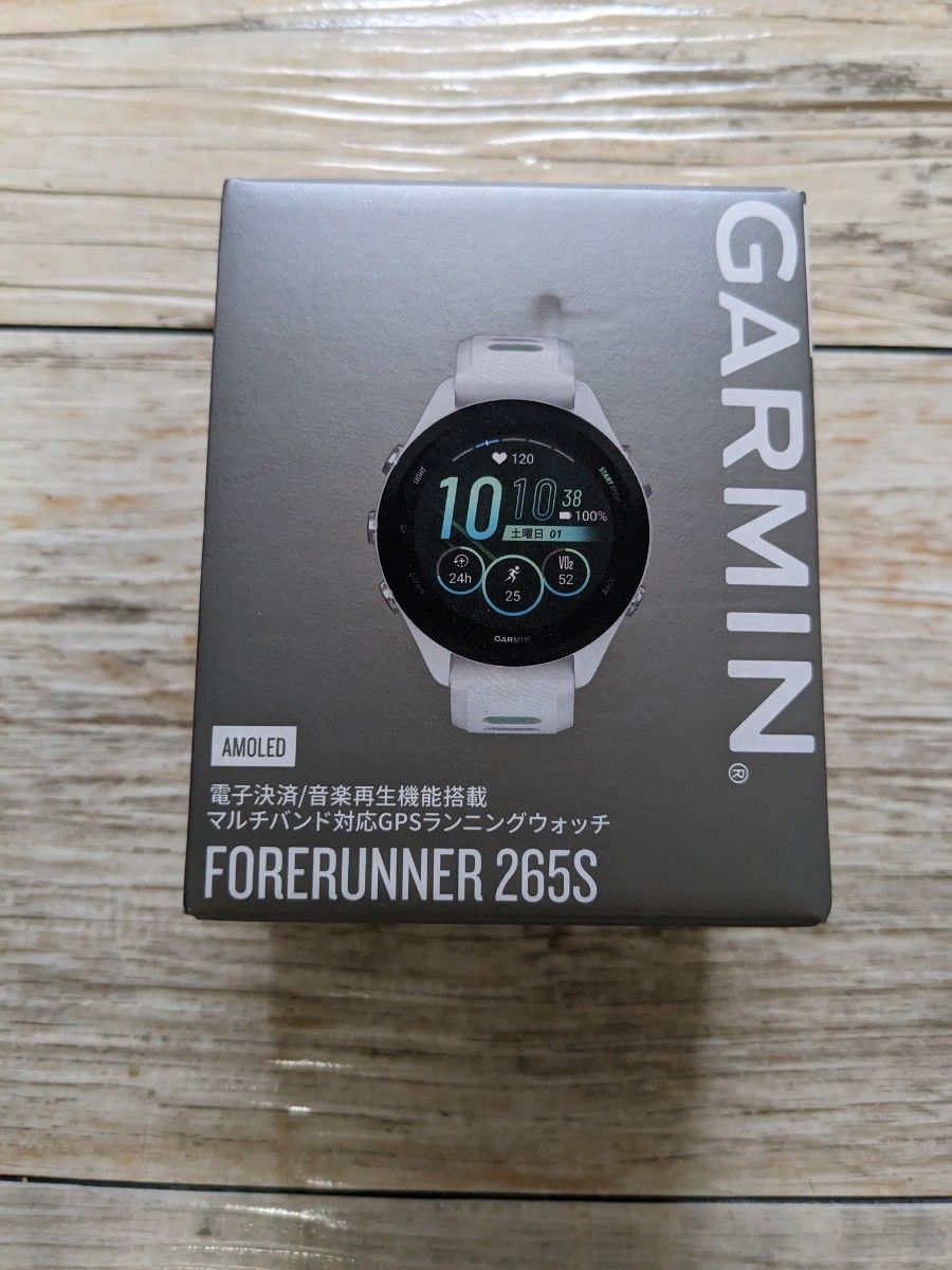 GARMIN GPS ランニングウォッチ Forerunner 265S Music White