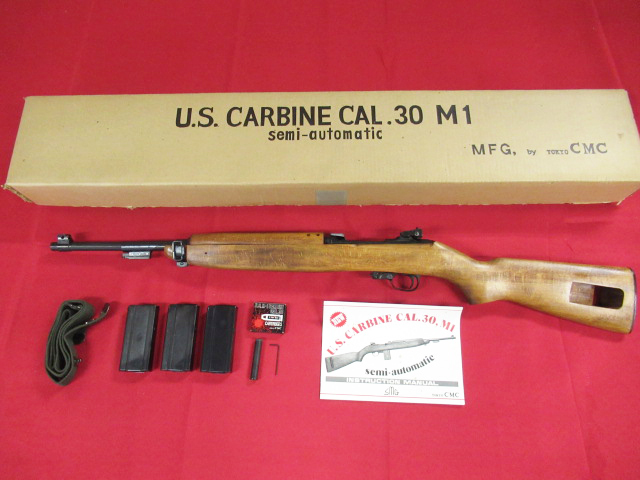 MFG CMC U.S.CARBINE CAL.30 M1 モデルガン SMG刻印 マガジン カートリッジ付き 管理5J0511H-G2の画像1