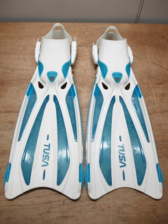 TUSA ツサ フィン SOLLA サイズS 24-26cm 青 ダイビング 管理C0501JE-B02の画像2