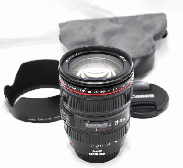 超美品・純正フード付き】Canon キヤノンEF 24-105mm F4 L IS USM