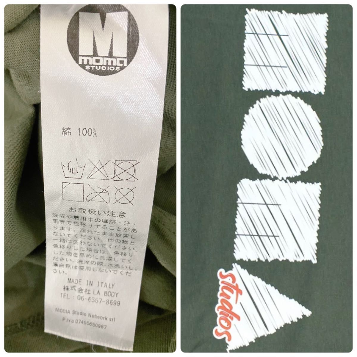 最終値下げ！MOMA STUDIOS  Tシャツ Mサイズ   labody