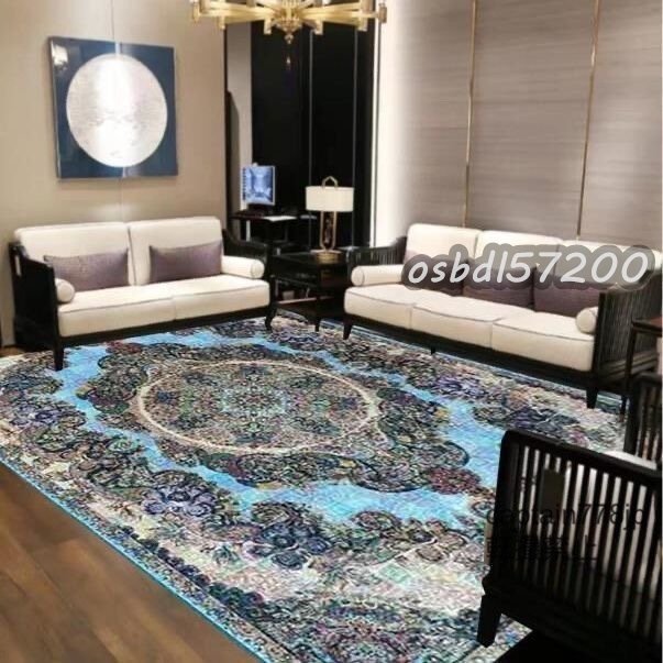 極上★ペルシャ絨毯長方形 快適である ペルシャ 家庭用カーペット 140x200cm_画像2