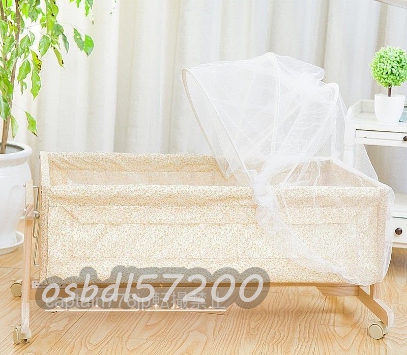  высокое качество * реальный дерево детская кроватка новорожденный колыбель окружающая среда защита нет лаковый ребенок bed колыбель bb младенец bed 