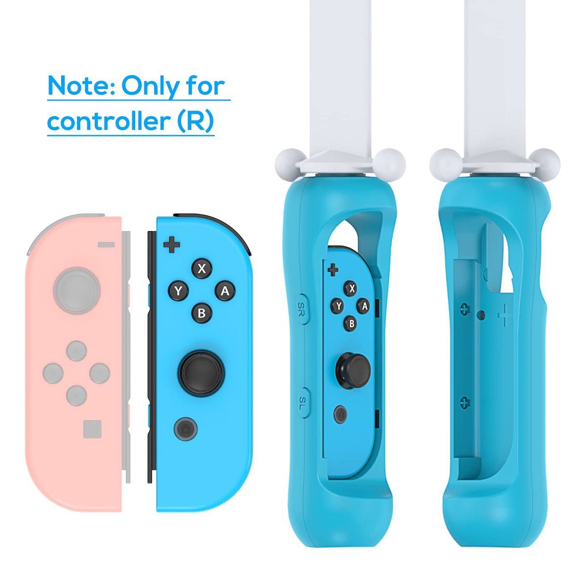 LEDゲームソード スイッチ/スイッチ用 OLED Joy Cons ハンドグリップソード ゼルダの伝説 スカイワードソードHD