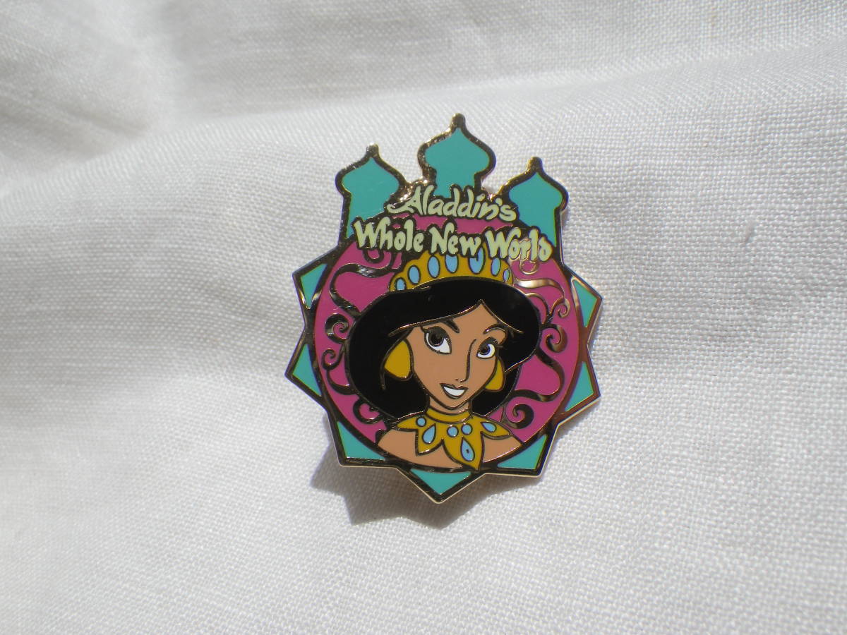 * limited goods Aladdin*S Whole New World TOKYO Disney Sea 2005 year 5 month 16 day ~8 month 31 day limitation not for sale NOT FOR SALE pin badge *