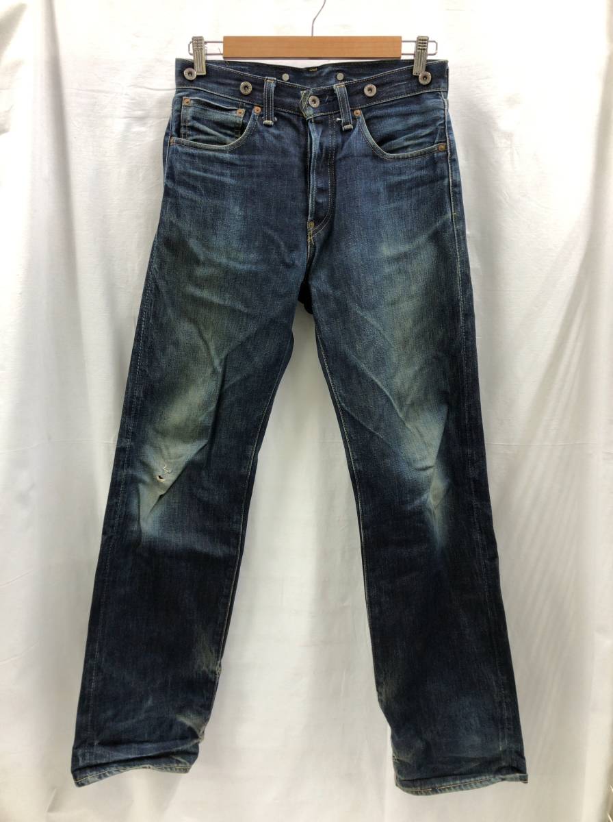 リーバイス LEVI'S S702-XX ジーンズ デニムパンツ W29 ヴィンテージネイビー 日本製 シンチバック サスペンダーボタン 23052302_画像1