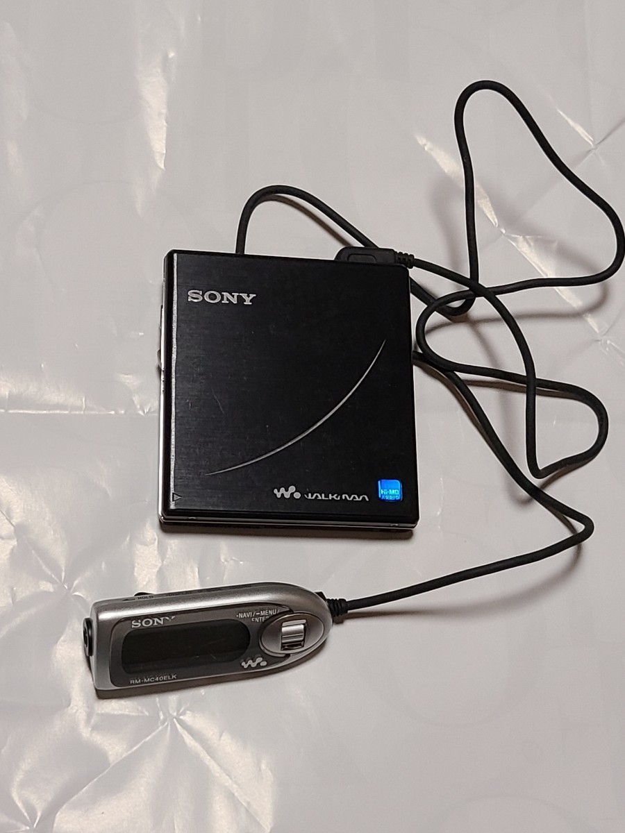再入荷!】 SONY MZ-EH1 MDウォークマン RM-MC40ELK ジャンク