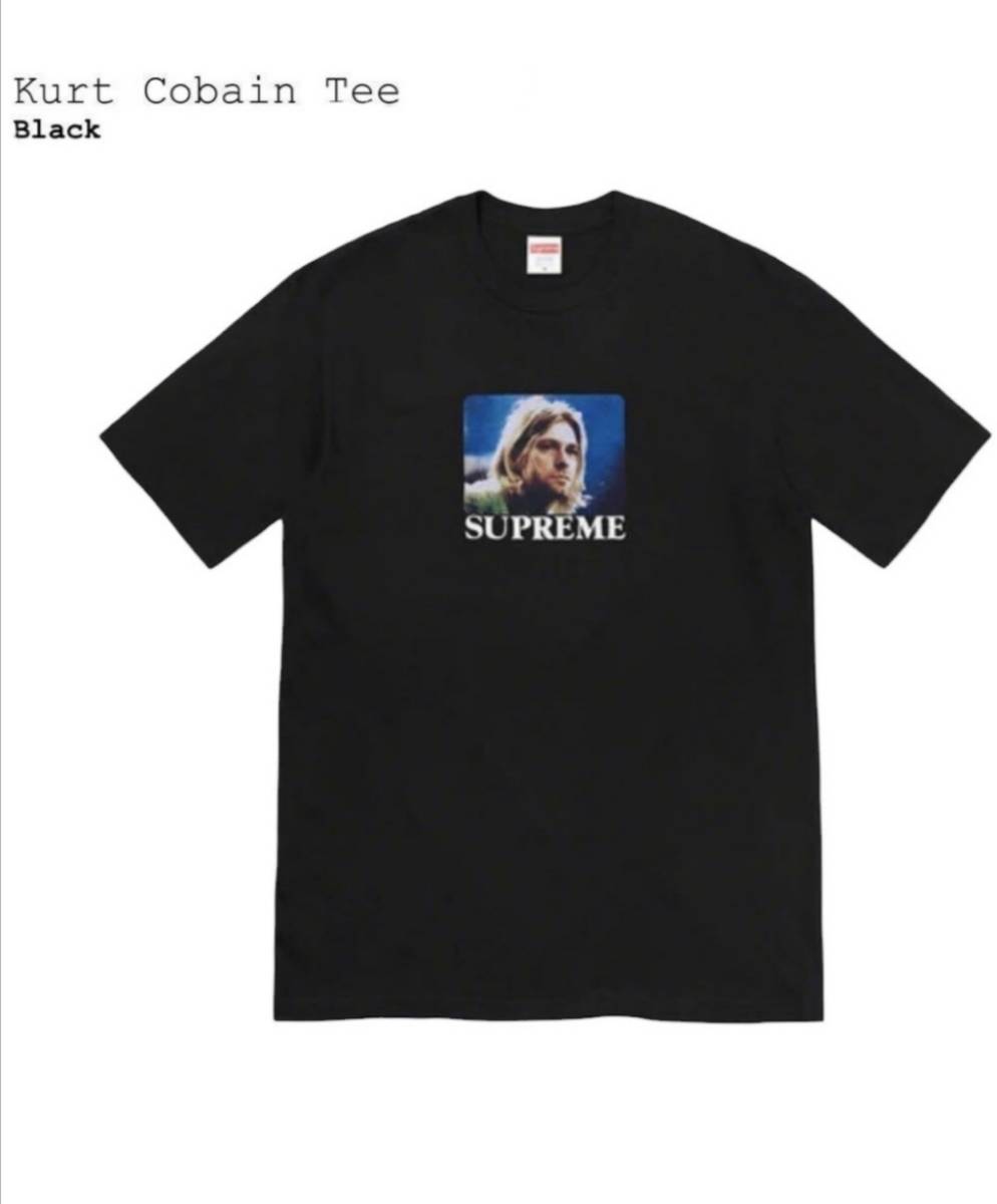 2033SS 希少Size supreme Kurt Cobain ブラック XXL カート・コバーン ONLINE購入の画像1
