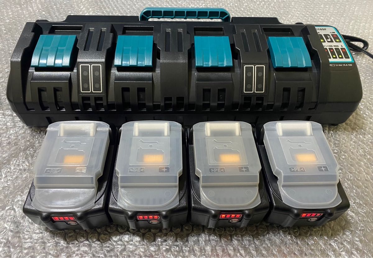 5点まとめ買い割引》マキタ互換バッテリー BL1860 18V 【4個】+マキタ