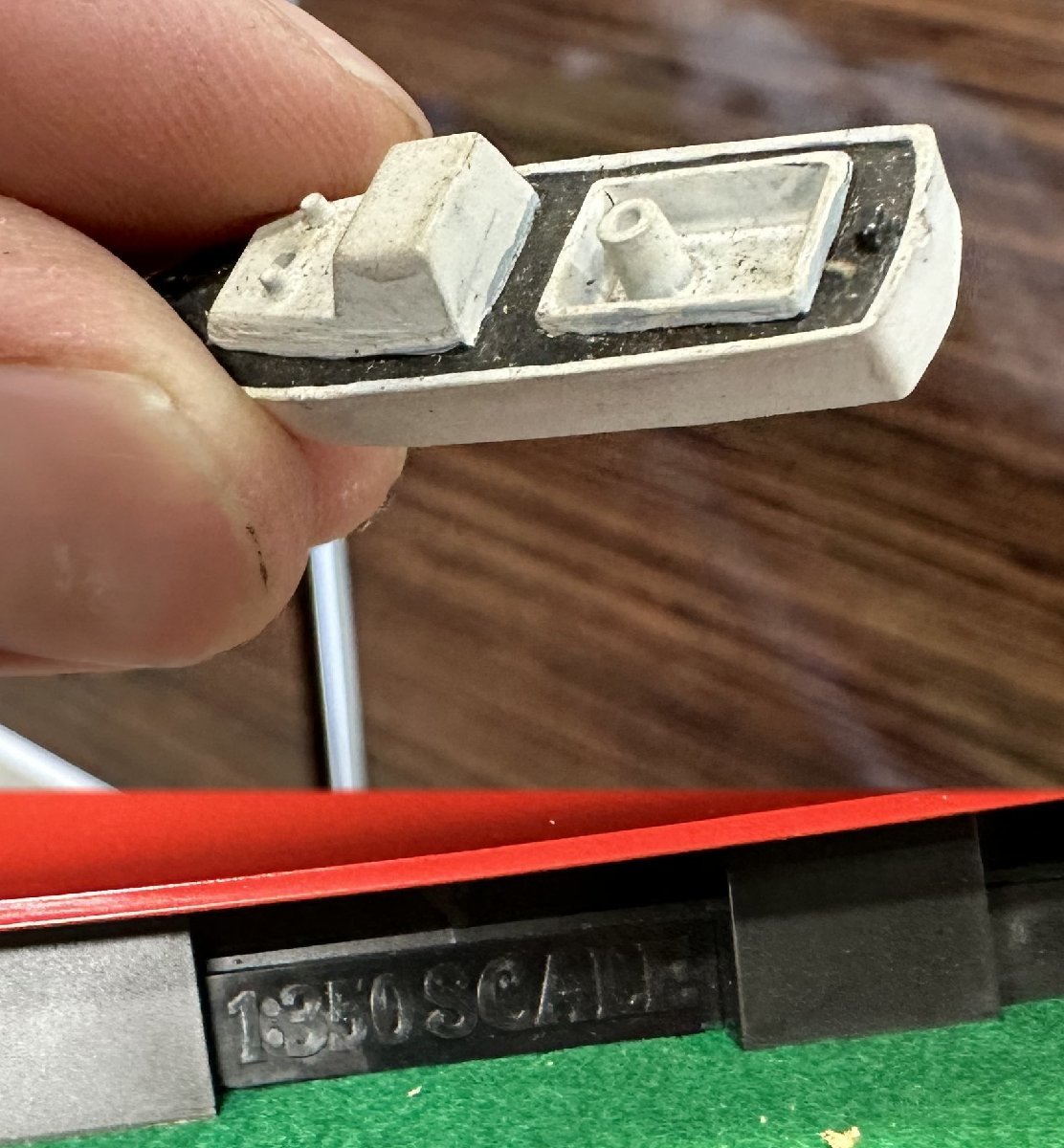 現状品 1/350 タミヤ? CVN-65 エンタープライズ デッキモデル 完成