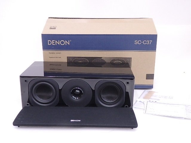 色: ブラック】デノン Denon SC-C37 センタースピーカー ハイレゾの+