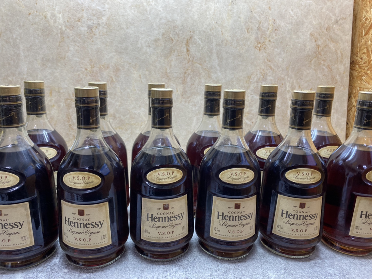 L943【古酒】【12本セット】Hennessy V.S.O.P. COGNAC/ヘネシー