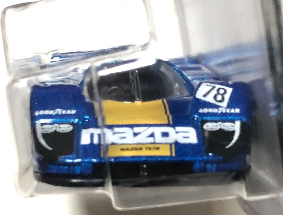 人気 1991 Mazda 787B 2600 R26B 4ローター グループC Mazdaspeed マツダ スピード 松田 廣島 Le Man ルマン Good Year Blue ブルー_画像5