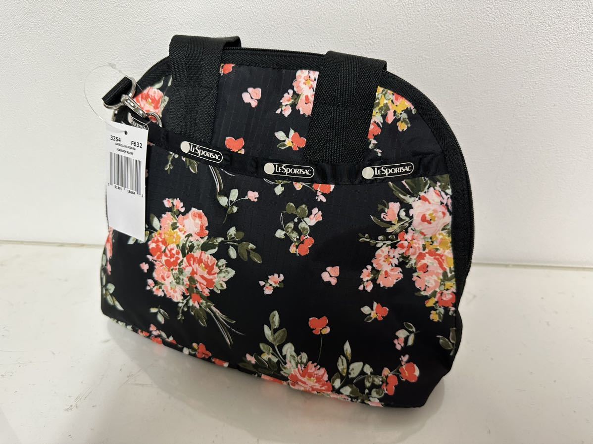 春新作の Lesportsac 3354 AMELIAハンドバッグ(F632 ガーデンローズ) ショルダーバッグ 春新作の Lesportsac 3354 AMELIAハンドバッグ(F632 ガーデンローズ) ショルダーバッグ