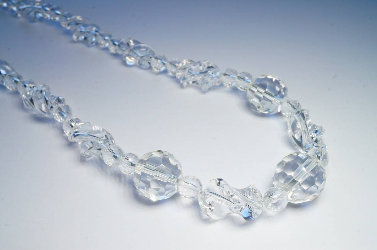 ☆希少☆白水晶 silver925留め金具 ネックレス | www