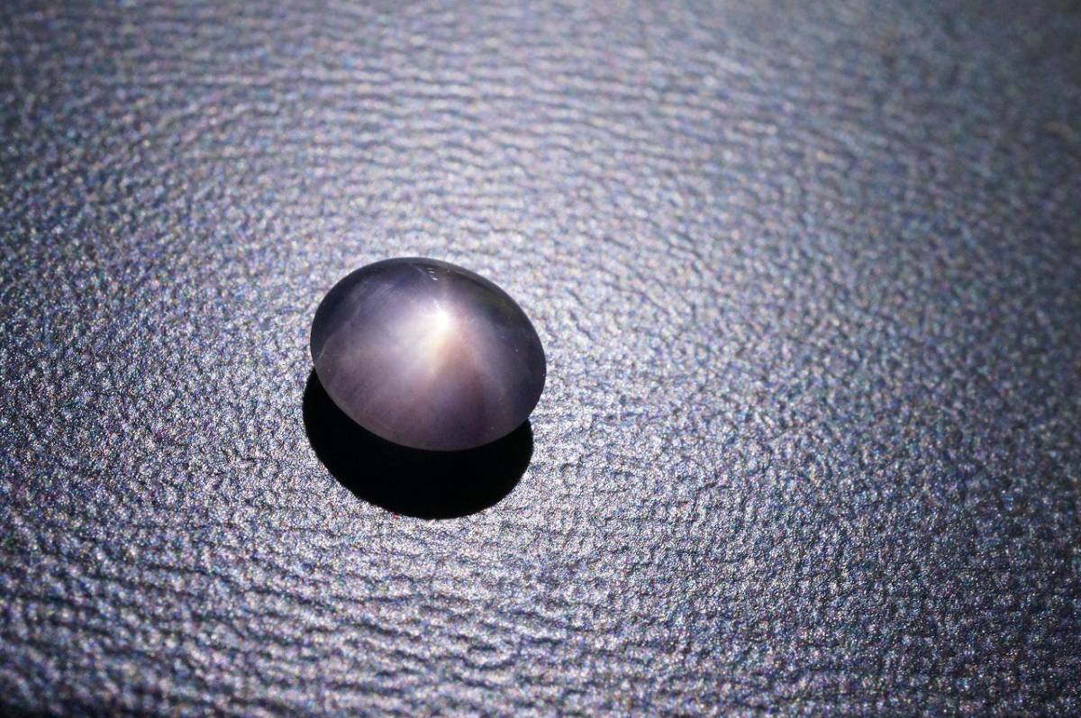 [ limitation special prompt decision price!]30 year front. unused stock![ transparency equipped. fine quality loose ] Myanma production! not yet processing [ natural Star sapphire ] loose 1.03ct