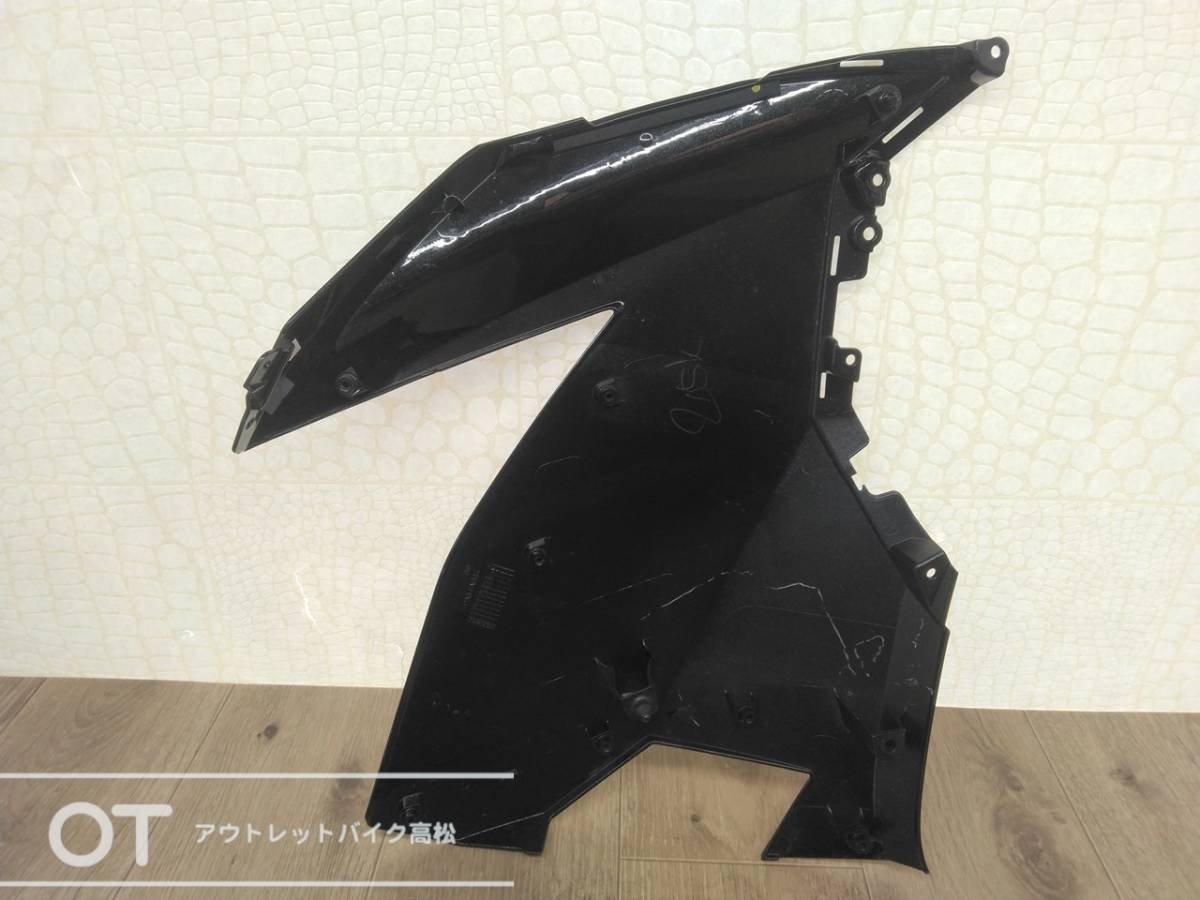 カワサキ　NINJA400　サイドカウル　カウリングサイド　左　黒　傷あり　P2704234_画像7