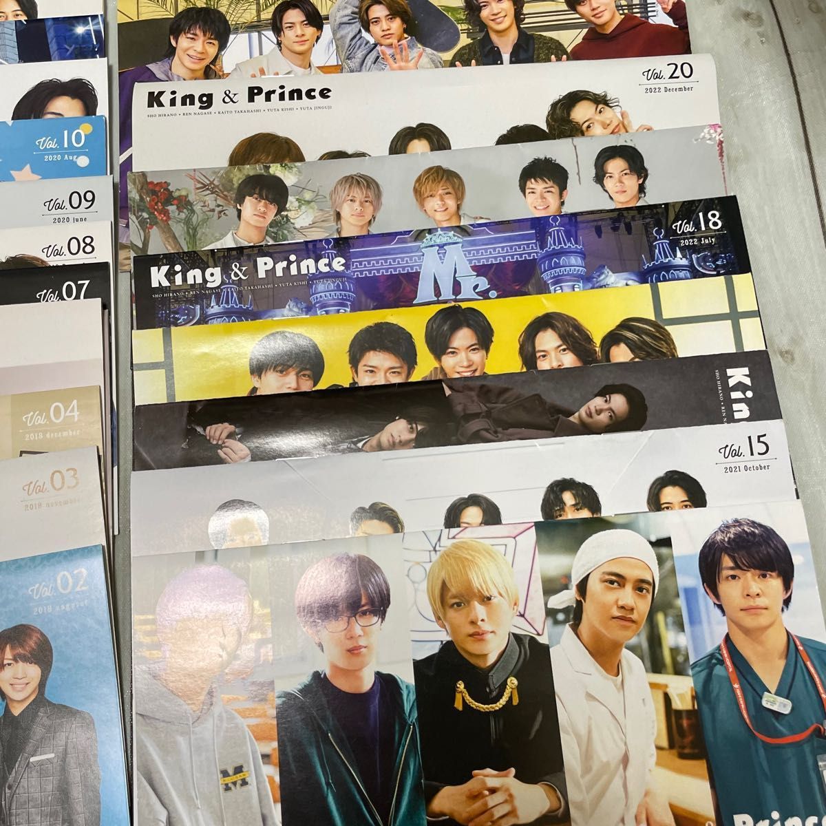 King&Prince キンプリ FC会報 年賀状 フォトカード ファンクラブ 会報 2〜21